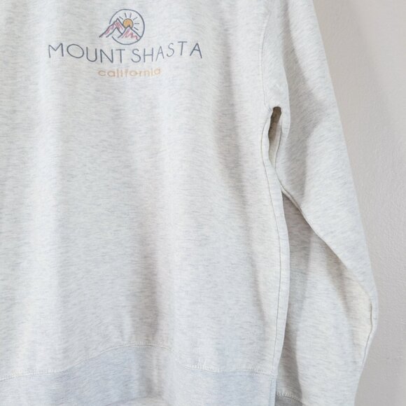 Cozy Oatmeal Heather Mount Shasta Crewneck Sweatshirt Granola Gorpcore S - Picture 7 of 13